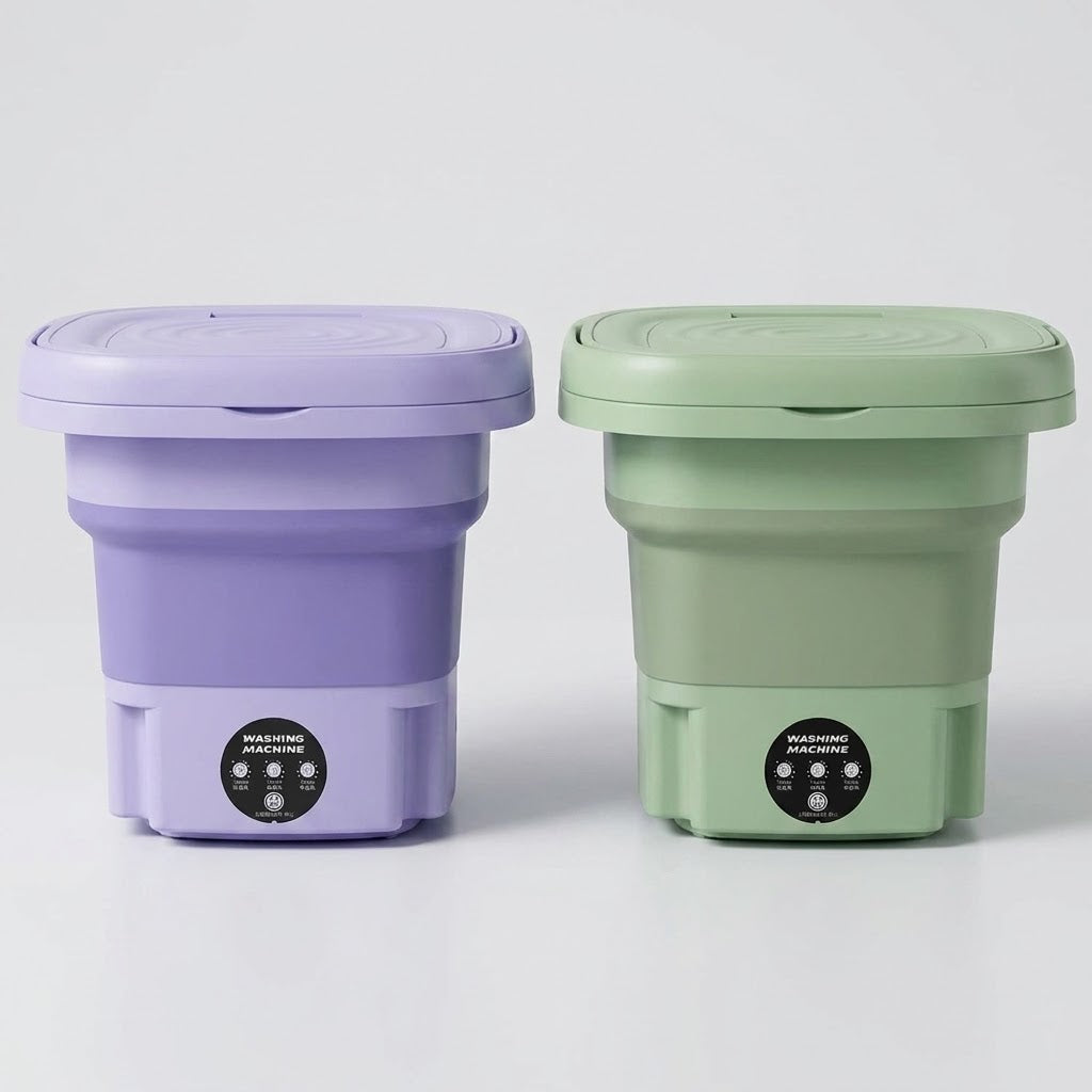 Mini Folding Washing Machine Small Household Automatic Washing Machine