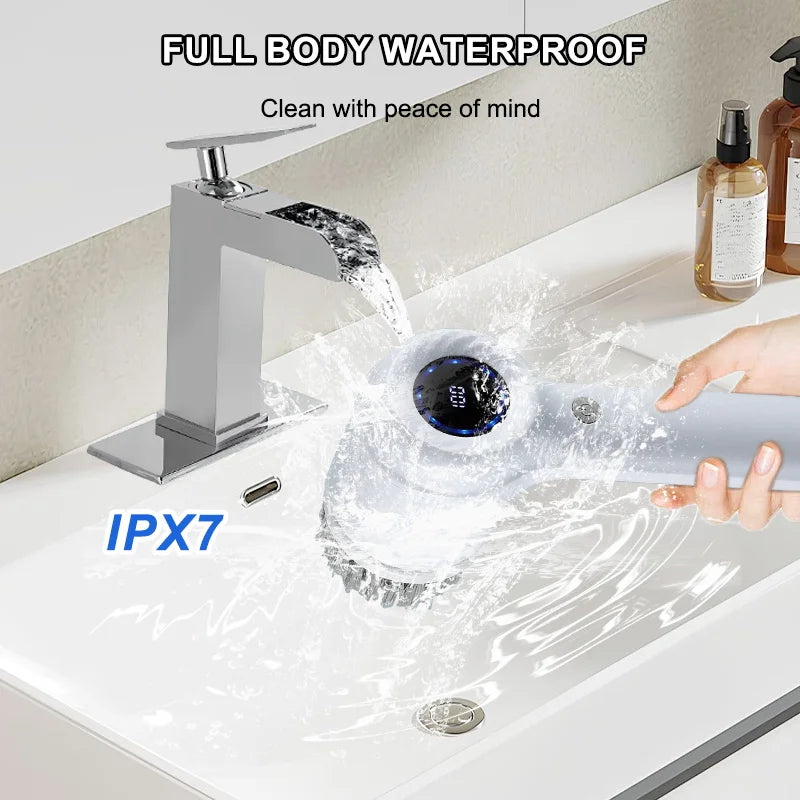 USB Electric Rotary Scrubber Cleaning Brush